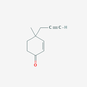 4-Methyl-4-(prop-2-yn-1-yl)cyclohex-2-en-1-one