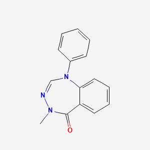 4-Methyl-1-phenyl-1,4-dihydro-5H-1,3,4-benzotriazepin-5-one