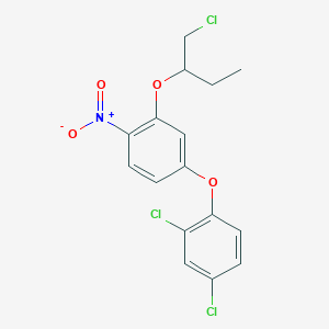 2-[(1-Chlorobutan-2-yl)oxy]-4-(2,4-dichlorophenoxy)-1-nitrobenzene