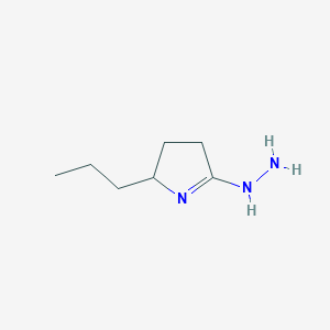 5-Hydrazinyl-2-propyl-3,4-dihydro-2H-pyrrole