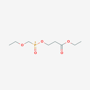 (Ethoxymethyl)(3-ethoxy-3-oxopropoxy)oxophosphanium