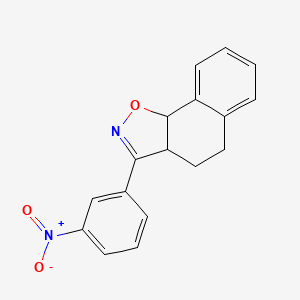 3-(3-Nitrophenyl)-3a,4,5,9b-tetrahydronaphtho[2,1-d][1,2]oxazole