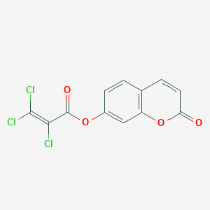 2-Oxo-2H-1-benzopyran-7-yl 2,3,3-trichloroprop-2-enoate