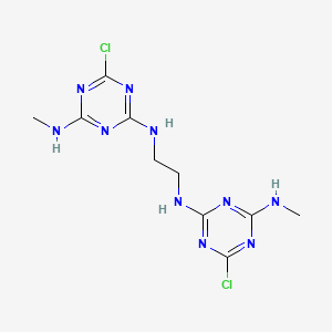 1,3,5-Triazine-2,4-diamine, N,N''-1,2-ethanediylbis[6-chloro-N'-methyl-