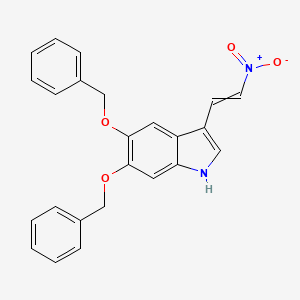 5,6-Bis(benzyloxy)-3-(2-nitroethenyl)-1H-indole