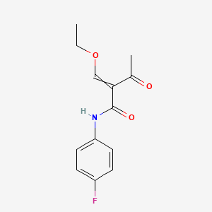 2-(Ethoxymethylidene)-N-(4-fluorophenyl)-3-oxobutanamide