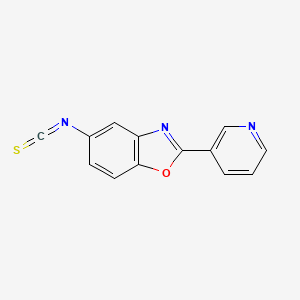 5-Isothiocyanato-2-(pyridin-3-yl)-1,3-benzoxazole