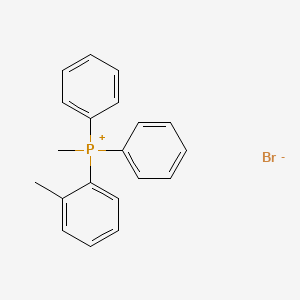 Methyl(2-methylphenyl)diphenylphosphanium bromide