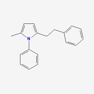 2-Methyl-1-phenyl-5-(2-phenylethyl)-1H-pyrrole