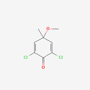 2,6-Dichloro-4-methoxy-4-methylcyclohexa-2,5-dien-1-one