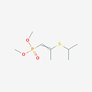 Dimethyl {2-[(propan-2-yl)sulfanyl]prop-1-en-1-yl}phosphonate