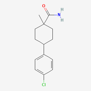 Cyclohexanecarboxamide, 4-(4-chlorophenyl)-1-methyl-