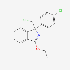 1-(Chloromethyl)-1-(4-chlorophenyl)-3-ethoxy-1H-isoindole