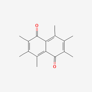 2,3,4,6,7,8-Hexamethylnaphthalene-1,5-dione