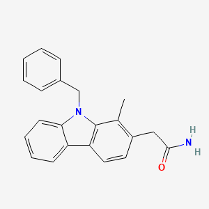 2-(9-Benzyl-1-methyl-9H-carbazol-2-YL)acetamide