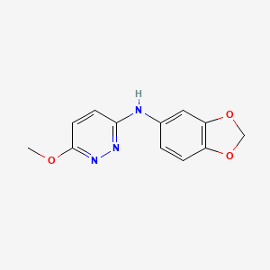 N-(2H-1,3-Benzodioxol-5-yl)-6-methoxypyridazin-3-amine