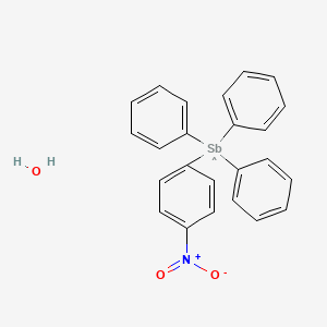 molecular formula C24H21NO3Sb B14578136 CID 78066221 