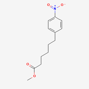 molecular formula C13H17NO4 B14578219 Methyl 6-(4-nitrophenyl)hexanoate CAS No. 61346-09-6