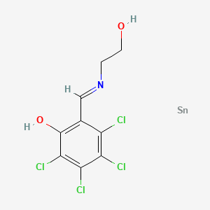 molecular formula C9H7Cl4NO2Sn B14578361 CID 136265972 CAS No. 61163-42-6