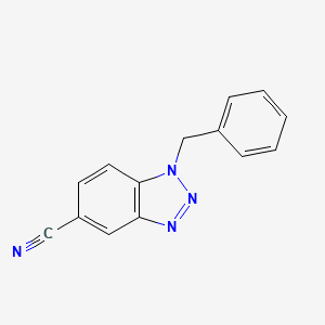 B1457840 1-Benzyl-1,2,3-benzotriazole-5-carbonitrile CAS No. 1242069-41-5
