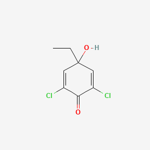 2,6-Dichloro-4-ethyl-4-hydroxycyclohexa-2,5-dien-1-one