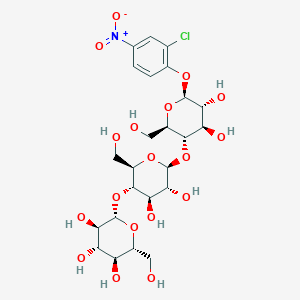 molecular formula C24H34ClNO18 B1457844 2-氯-4-硝基苯基-β-纤维三糖苷 CAS No. 161597-23-5