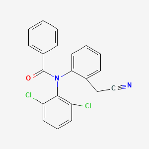 N-[2-(Cyanomethyl)phenyl]-N-(2,6-dichlorophenyl)benzamide