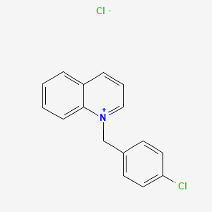 1-[(4-Chlorophenyl)methyl]quinolin-1-ium chloride