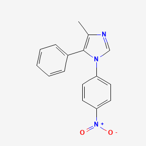 4-Methyl-1-(4-nitrophenyl)-5-phenyl-1H-imidazole