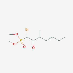 Dimethyl (1-bromo-3-methyl-2-oxoheptyl)phosphonate