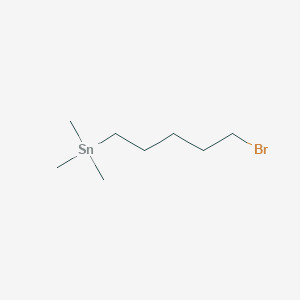 (5-Bromopentyl)(trimethyl)stannane