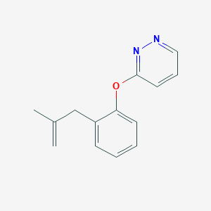 3-[2-(2-Methylprop-2-en-1-yl)phenoxy]pyridazine