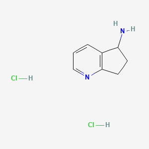 B1457860 6,7-Dihydro-5H-cyclopenta[b]pyridin-5-amine dihydrochloride CAS No. 1187930-17-1