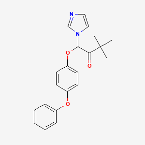 1-(1H-Imidazol-1-yl)-3,3-dimethyl-1-(4-phenoxyphenoxy)butan-2-one