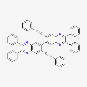 2,2',3,3'-Tetraphenyl-7,7'-bis(phenylethynyl)-6,6'-biquinoxaline