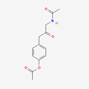 Acetamide, N-[3-[4-(acetyloxy)phenyl]-2-oxopropyl]-