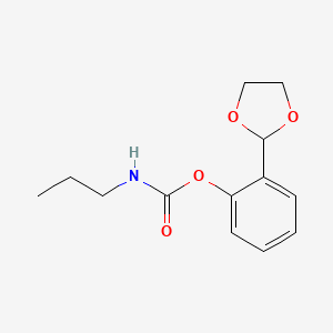 2-(1,3-Dioxolan-2-yl)phenyl propylcarbamate