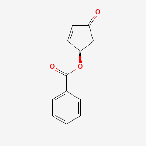 2-Cyclopenten-1-one, 4-(benzoyloxy)-, (R)-