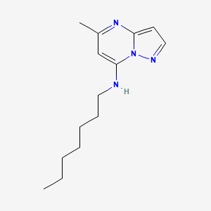 N-Heptyl-5-methylpyrazolo[1,5-A]pyrimidin-7-amine