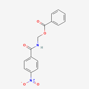 Benzamide, N-[(benzoyloxy)methyl]-4-nitro-