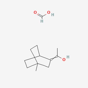 Formic acid;1-(4-methyl-2-bicyclo[2.2.2]octanylidene)ethanol