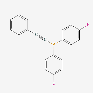 Bis(4-fluorophenyl)(phenylethynyl)phosphane