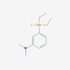 3-(Diethylarsorothioyl)-N,N-dimethylaniline