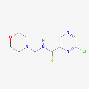 Pyrazinecarbothioamide, 6-chloro-N-(4-morpholinylmethyl)-