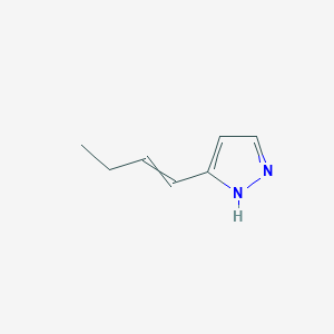 5-(But-1-en-1-yl)-1H-pyrazole