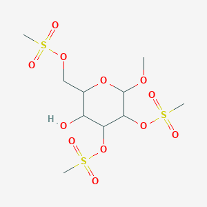 [3-Hydroxy-6-methoxy-4,5-bis(methylsulfonyloxy)oxan-2-yl]methyl methanesulfonate