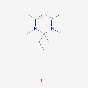 2,2-Diethyl-1,3,4,6-tetramethyl-2,3-dihydropyrimidin-1-ium iodide