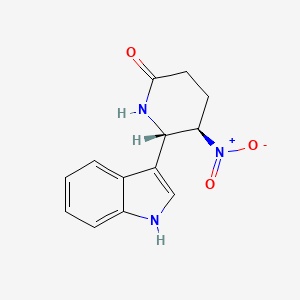 (5R,6S)-6-(1H-Indol-3-yl)-5-nitropiperidin-2-one