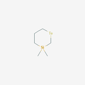 3,3-Dimethyl-1,3-tellurasilinane