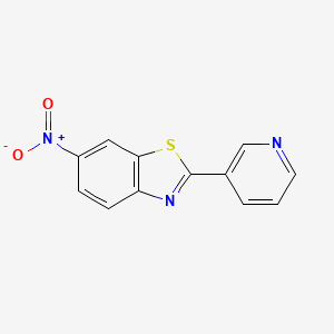 6-Nitro-2-(pyridin-3-yl)-1,3-benzothiazole